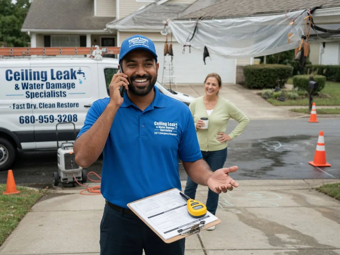 Ceiling Leak Cleanup Wells River, VT FAQs